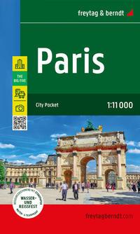 Cover: 9783707921793 | Paris, Stadtplan 1:11.000, freytag &amp; berndt | freytag &amp; berndt | 2022