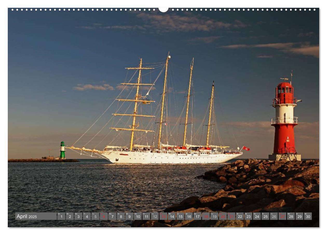 Bild: 9783435592470 | Kreuzfahrt Warnemünde (Wandkalender 2025 DIN A2 quer), CALVENDO...