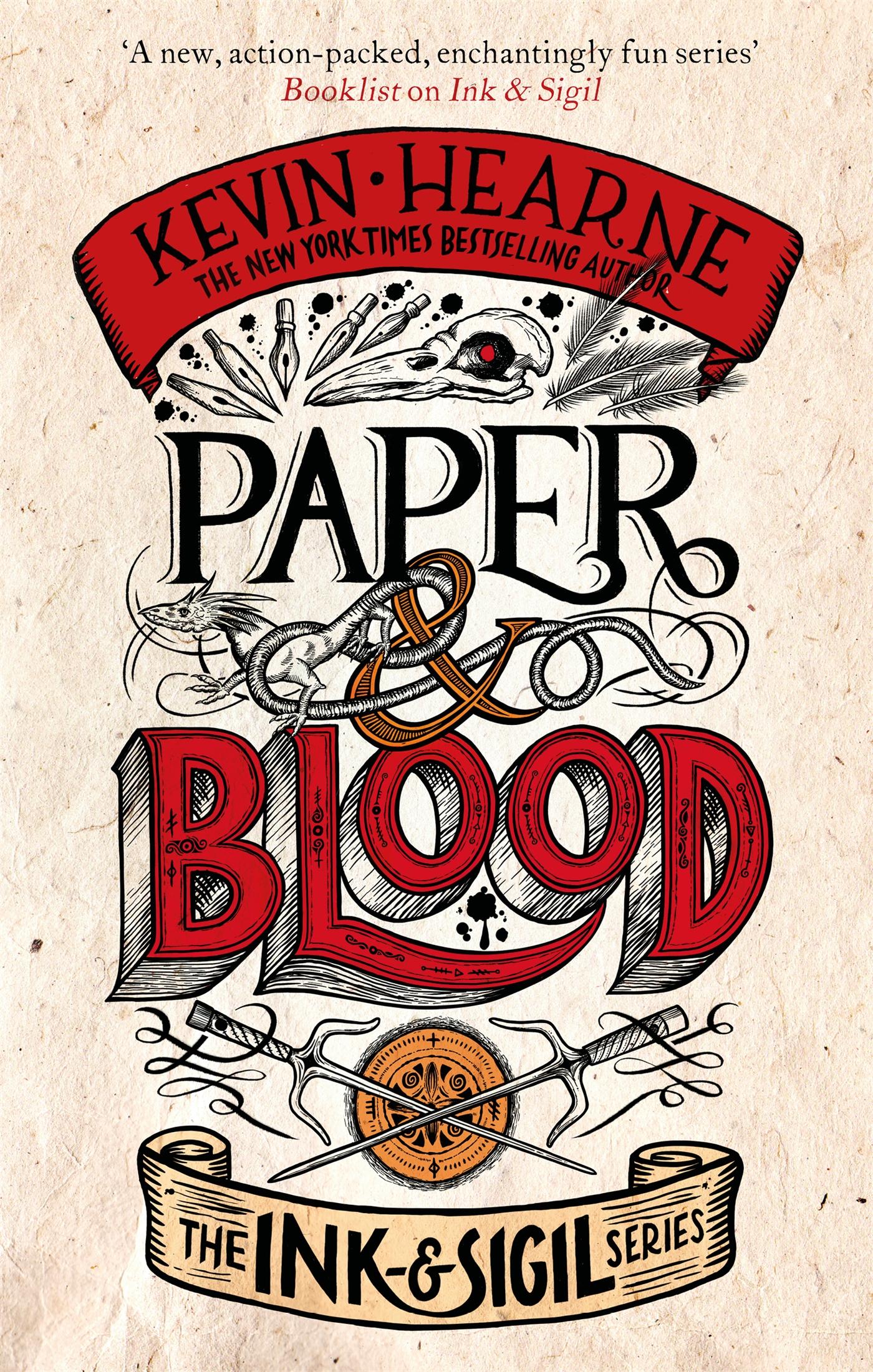 Cover: 9780356515243 | Paper &amp; Blood | Book 2 of the Ink &amp; Sigil series | Kevin Hearne | Buch