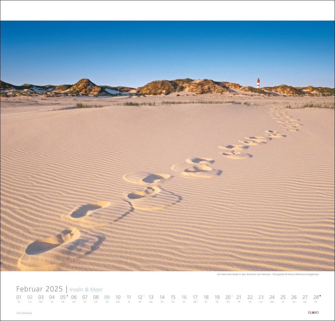 Bild: 9783964023247 | Inseln und Meer Edition Kalender 2025 | Eiland | Kalender | 13 S.