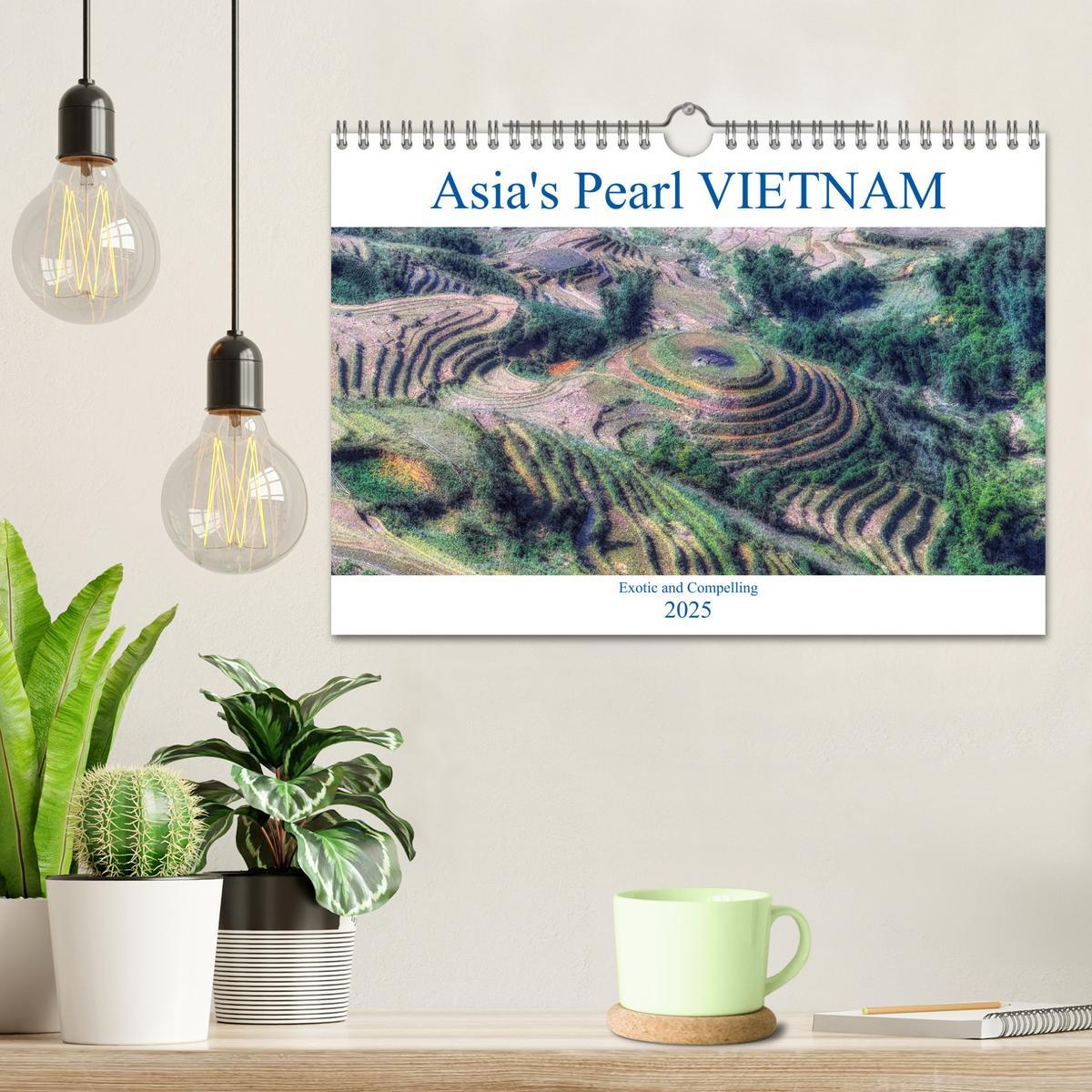 Bild: 9781325947829 | Asia's Pearl Vietnam (Wall Calendar 2025 DIN A4 landscape),...