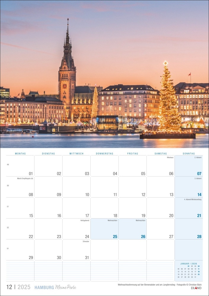 Bild: 9783964023445 | Hamburg ...meine Perle Kalender 2025 | Kalender | 13 S. | Deutsch