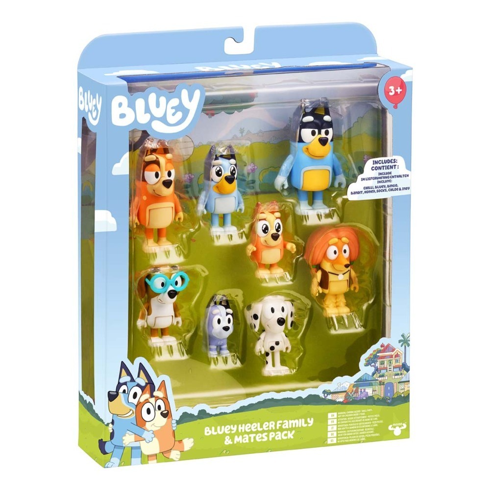 Bild: 630996171998 | BLUEY Figuren 8er Mega-Pack | Stück | 300168 | Deutsch | InVento