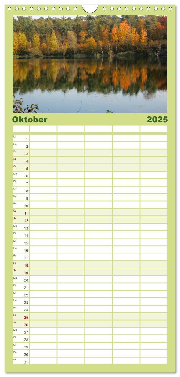 Bild: 9783457120187 | Familienplaner 2025 - Oasen der Ruhe 2025 / Geburtstagskalender mit...