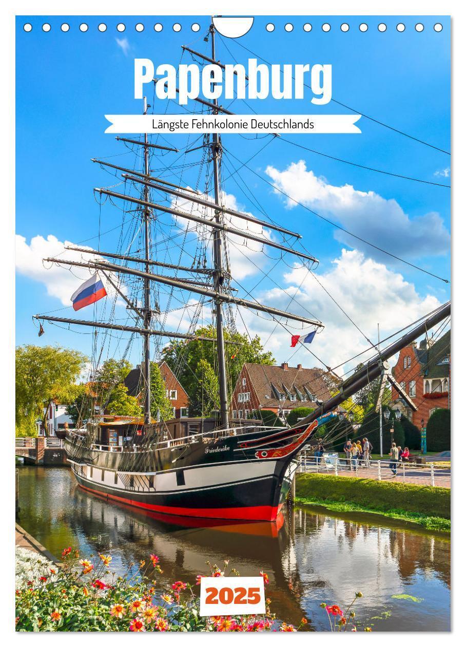 Cover: 9783435905768 | Papenburg. Längste Fehnkolonie Deutschlands (Wandkalender 2025 DIN...