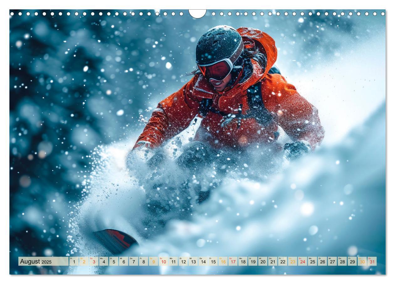 Bild: 9783383776984 | Snowboarden - tolle Momente (Wandkalender 2025 DIN A3 quer),...