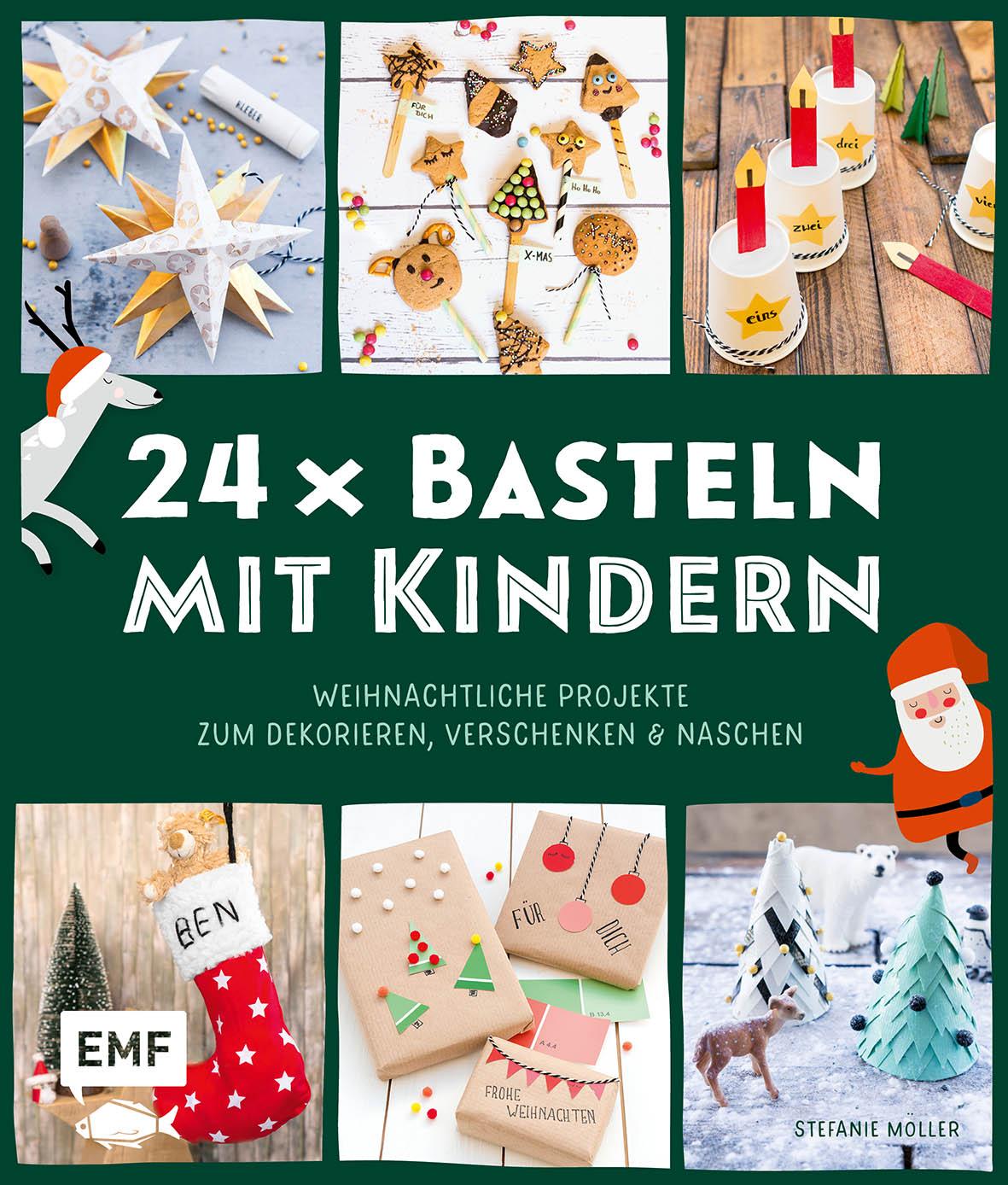 Cover: 9783745925289 | 24 x Basteln mit Kindern - Weihnachtliche Projekte für Kindergarten...