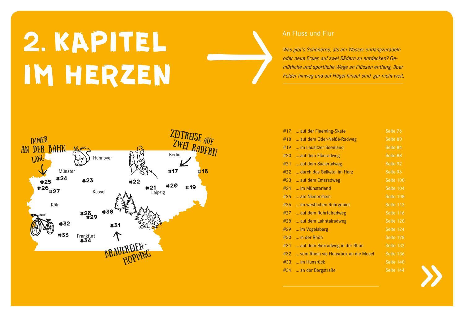 Bild: 9783616031026 | 52 kleine & große Eskapaden in Deutschland - Mit dem Fahrrad | Buch