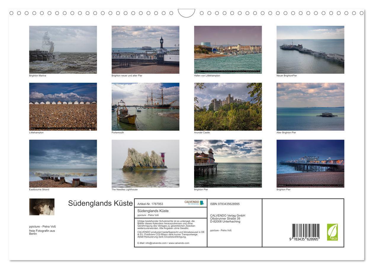 Bild: 9783435628995 | Südenglands Küste (Wandkalender 2025 DIN A3 quer), CALVENDO...