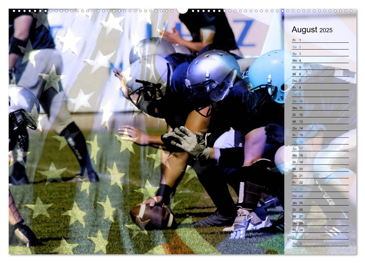 Bild: 9783435416363 | HEROES - American Football (Wandkalender 2025 DIN A2 quer),...