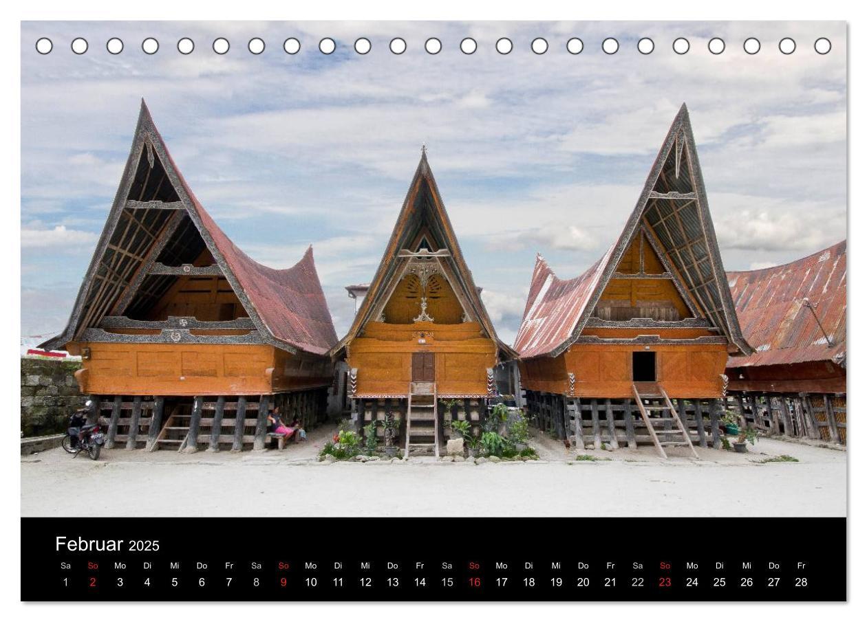 Bild: 9783435774371 | Indonesien (Tischkalender 2025 DIN A5 quer), CALVENDO Monatskalender