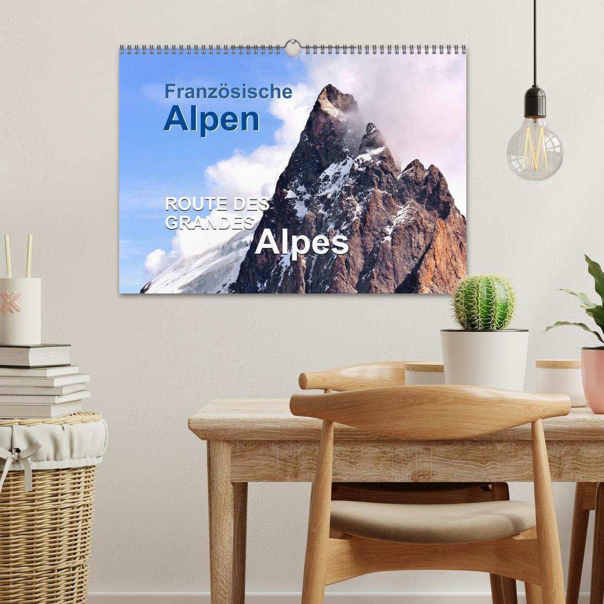 Bild: 9783435442935 | Französische Alpen - Route des Grandes Alpes (Wandkalender 2025 DIN...