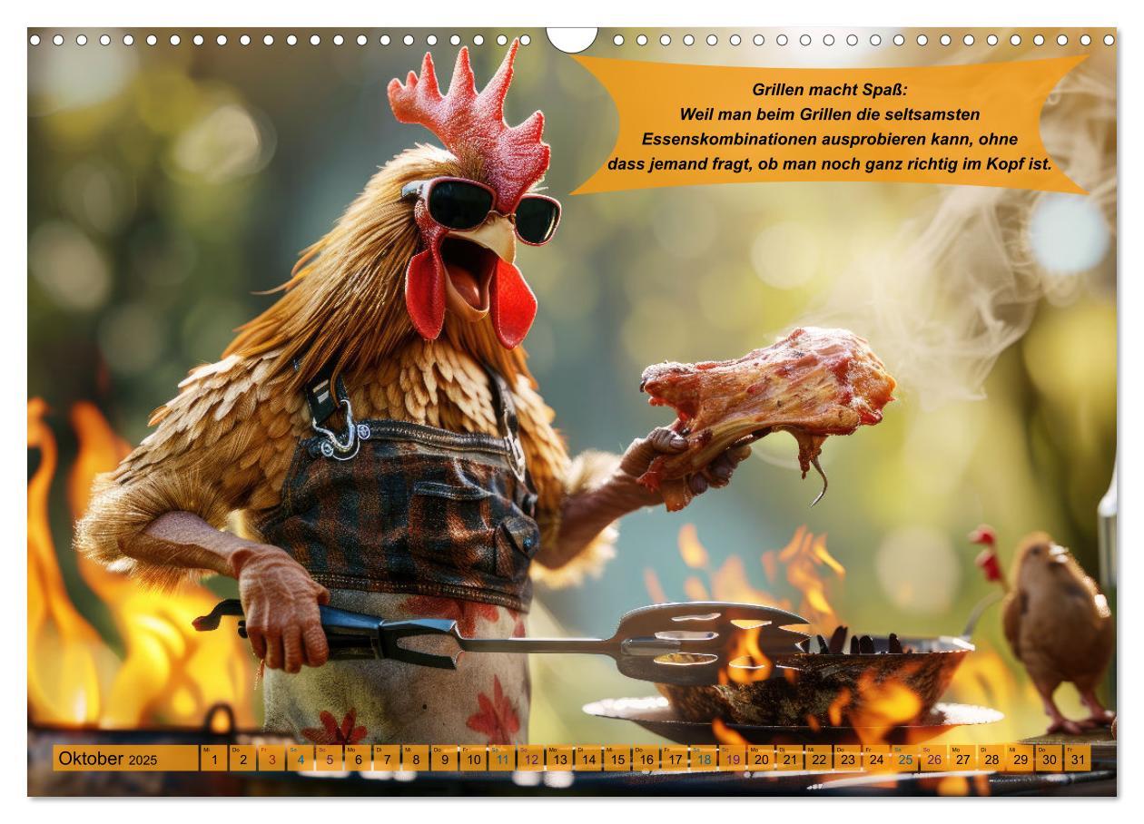 Bild: 9783457168288 | Tierisch lustige Grillmeister (Wandkalender 2025 DIN A3 quer),...