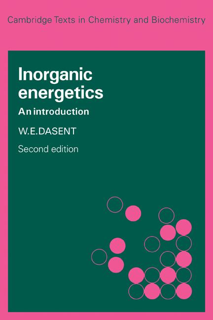 Cover: 9780521284066 | Inorganic Energetics | An Introduction | W. E. Dasent | Taschenbuch