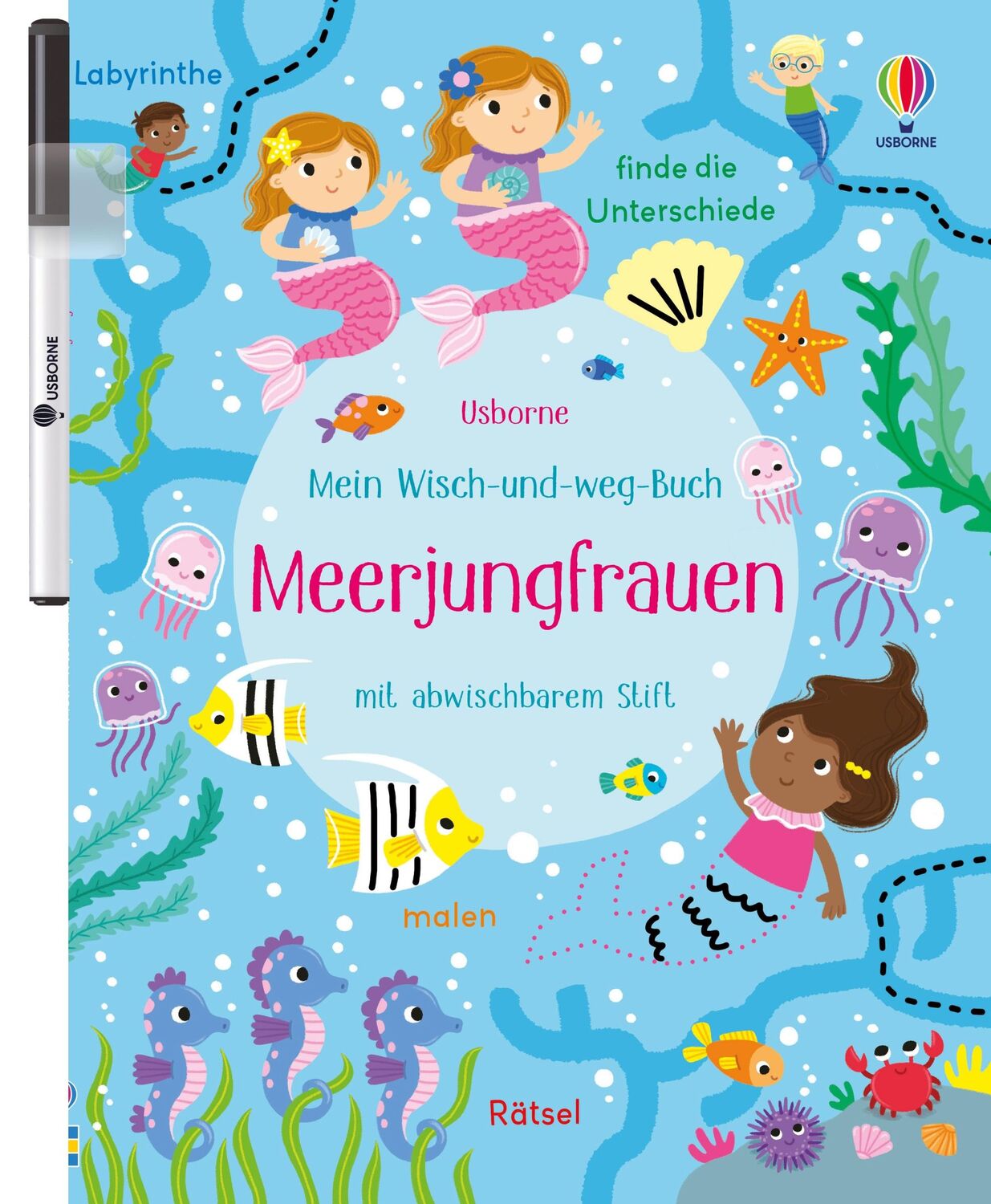 Cover: 9781035701810 | Mein Wisch-und-weg-Buch: Meerjungfrauen | Kirsteen Robson | Buch