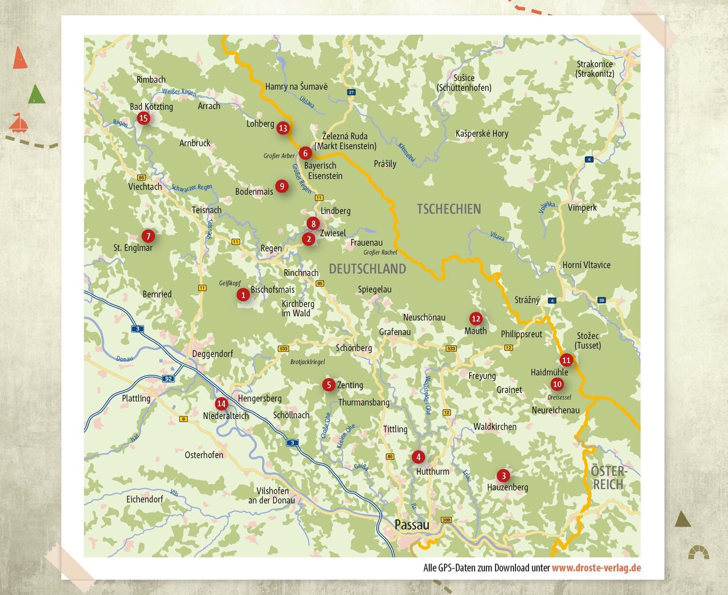 Bild: 9783770024087 | Bayerischer Wald. Radeln für die Seele | Wohlfühltouren | Taschenbuch