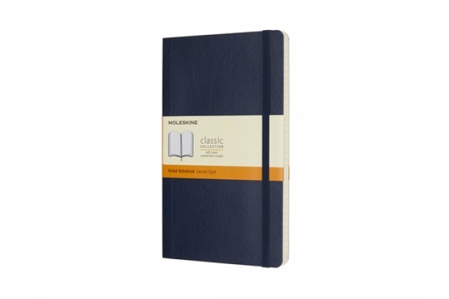 Cover: 8055002854740 | Moleskine Notizbuch Large/A5, Liniert, Soft Cover, Saphir | Buch