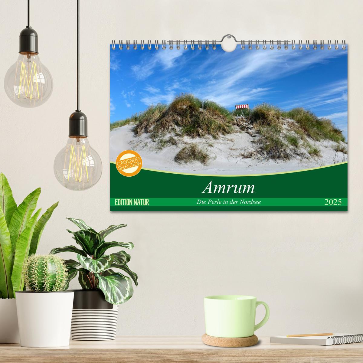 Bild: 9783435715633 | Amrum, die Perle in der Nordsee (Wandkalender 2025 DIN A4 quer),...