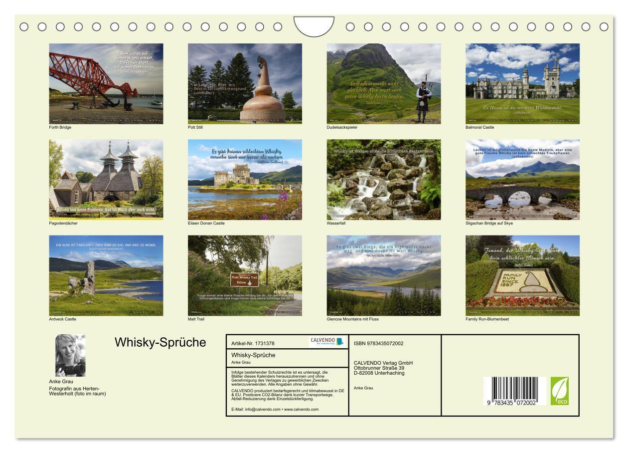 Bild: 9783435072002 | Whisky-Sprüche (Wandkalender 2025 DIN A4 quer), CALVENDO...