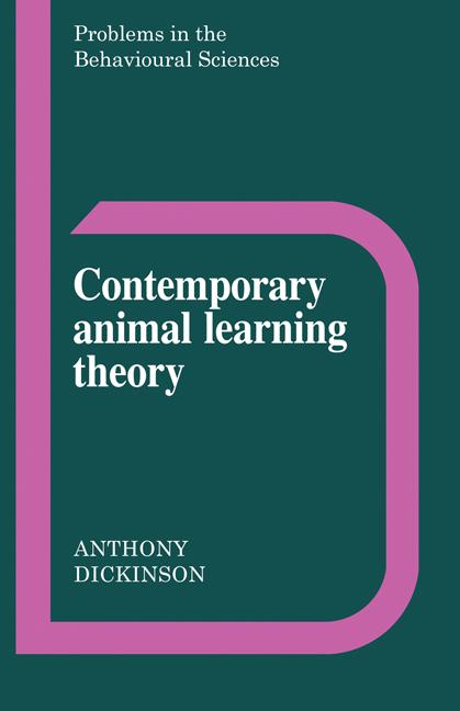 Cover: 9780521299626 | Contemporary Animal Learning Theory | Anthony Dickinson | Taschenbuch