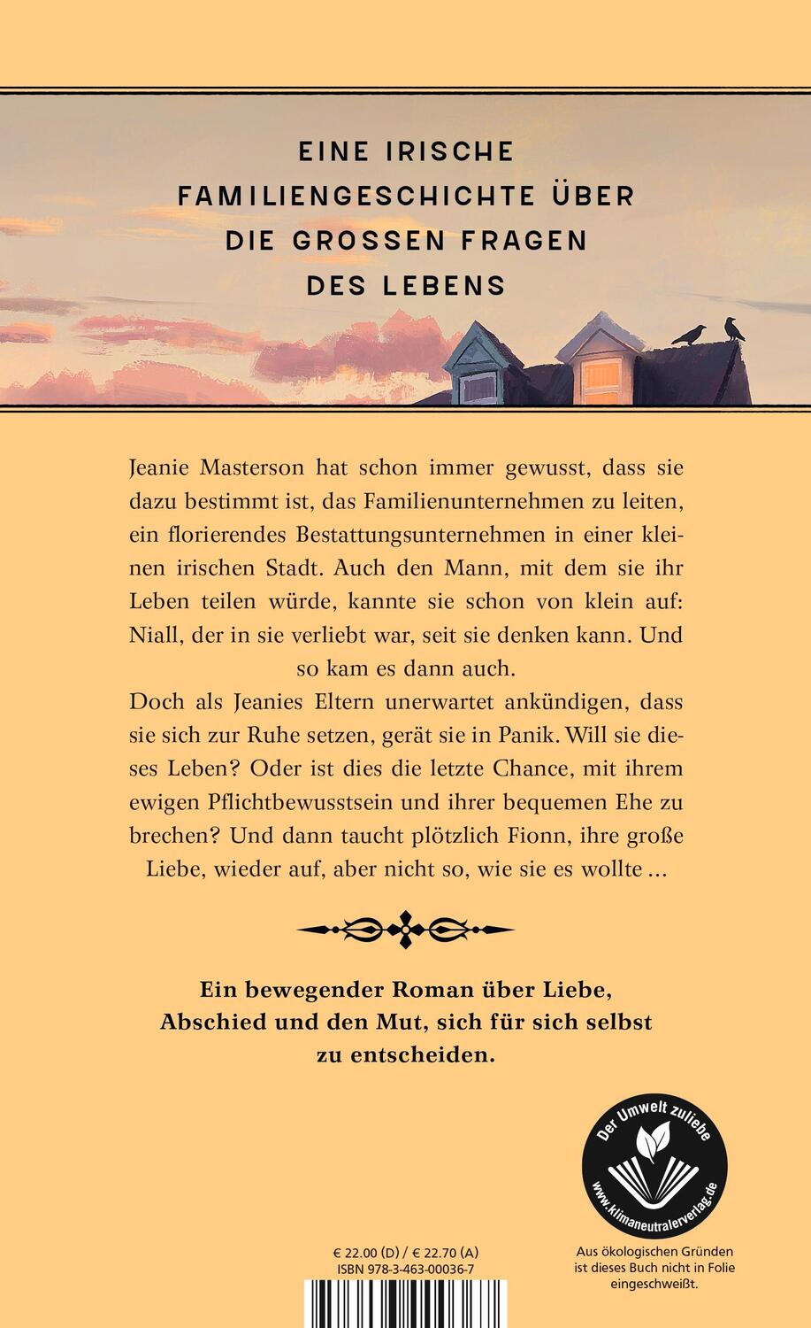 Rückseite: 9783463000367 | Die Bestatterin von Kilcross | Anne Griffin | Buch | Deutsch | 2022