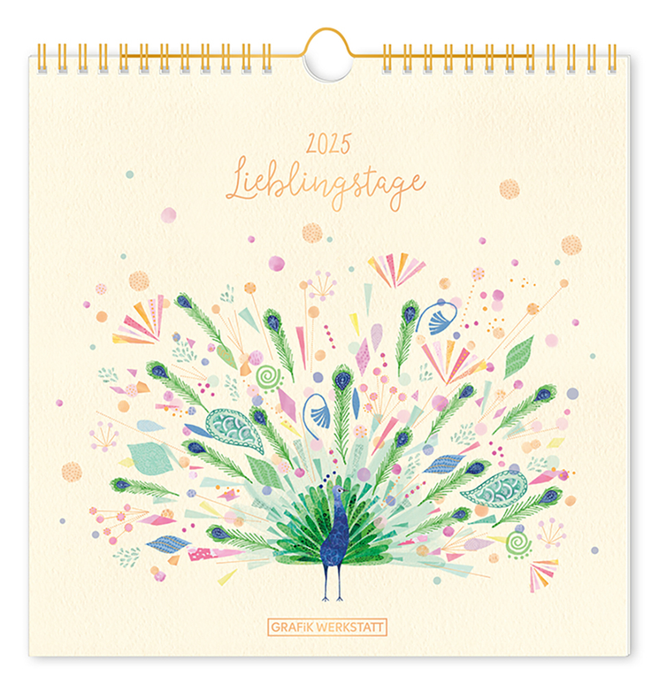 Cover: 9783986361259 | Wandkalender quadratisch 2025 Lieblingstage | Wandkalender | Original