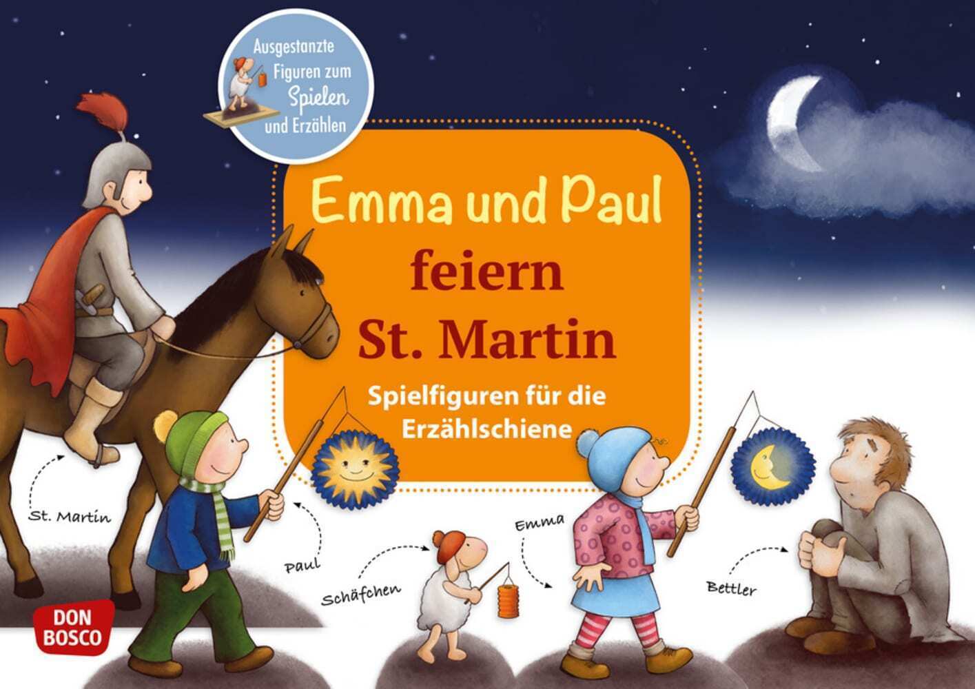 Cover: 4260179516054 | Emma und Paul feiern St. Martin. Erzählschienen-Figurenset, m. 1...