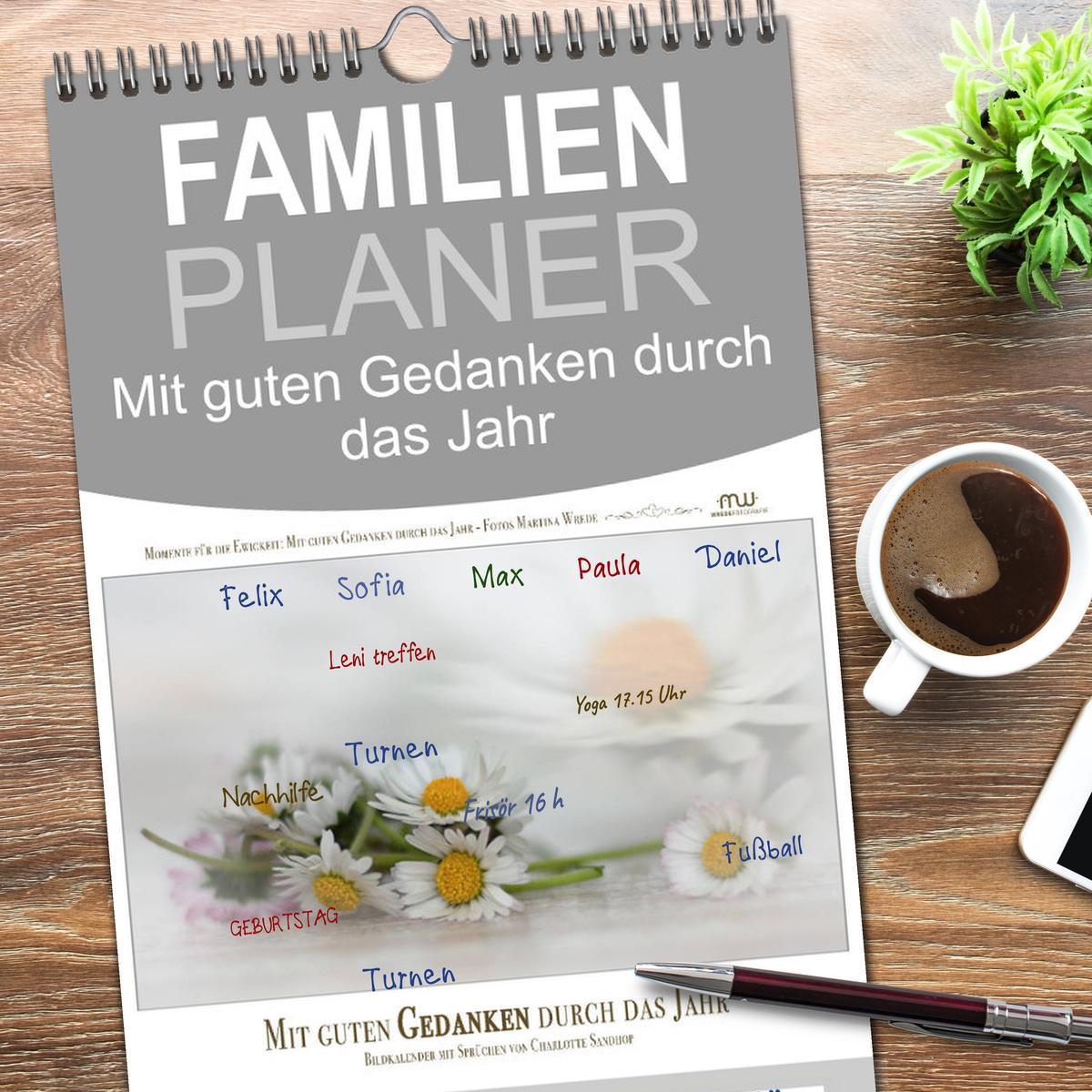 Bild: 9783457120538 | Familienplaner 2025 - Mit guten Gedanken durch das Jahr mit 5...