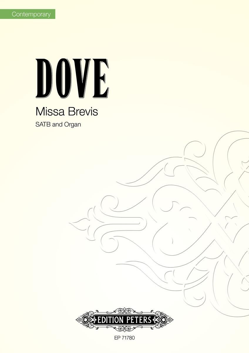 Cover: 9790577087733 | Missa Brevis for Satb Choir and Organ | Jonathan Dove | Taschenbuch