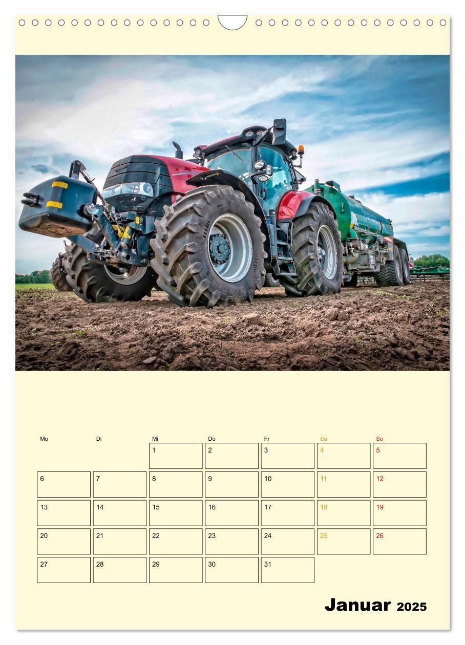 Bild: 9783435903481 | Traktor Giganten (Wandkalender 2025 DIN A3 hoch), CALVENDO...