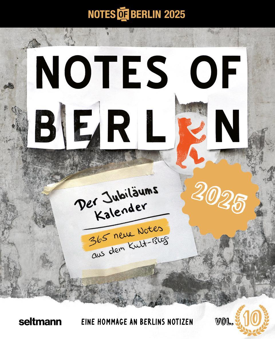 Cover: 9783949070556 | Notes of Berlin 2025 | Hol dir die Straße ins Haus! | Nist (u. a.)