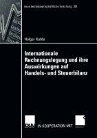 Cover: 9783824490998 | Internationale Rechnungslegung und ihre Auswirkungen auf Handels-...