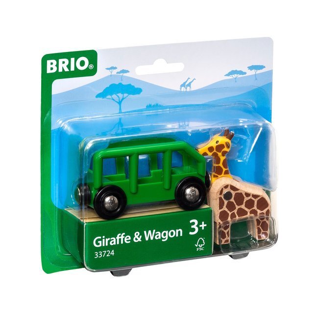 Cover: 7312350337242 | 33724 BRIO Giraffenwagen | BRIO® | Stück | Auf Blisterkarte | Deutsch