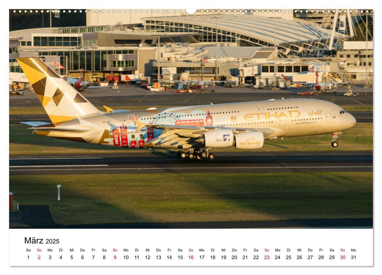 Bild: 9783435018635 | Airbus A380 Superjumbo 2025 (hochwertiger Premium Wandkalender 2025...