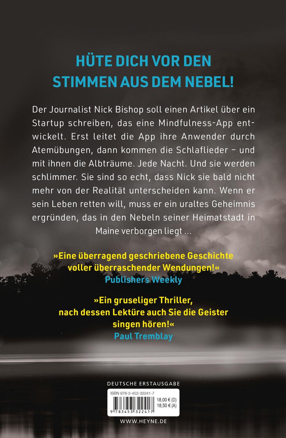 Bild: 9783453322417 | Aus dem Nebel | Roman | Scott Carson | Taschenbuch | Deutsch | 2023