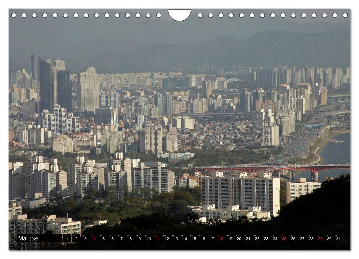 Bild: 9783435741823 | Seoul (Wandkalender 2025 DIN A4 quer), CALVENDO Monatskalender | 2025