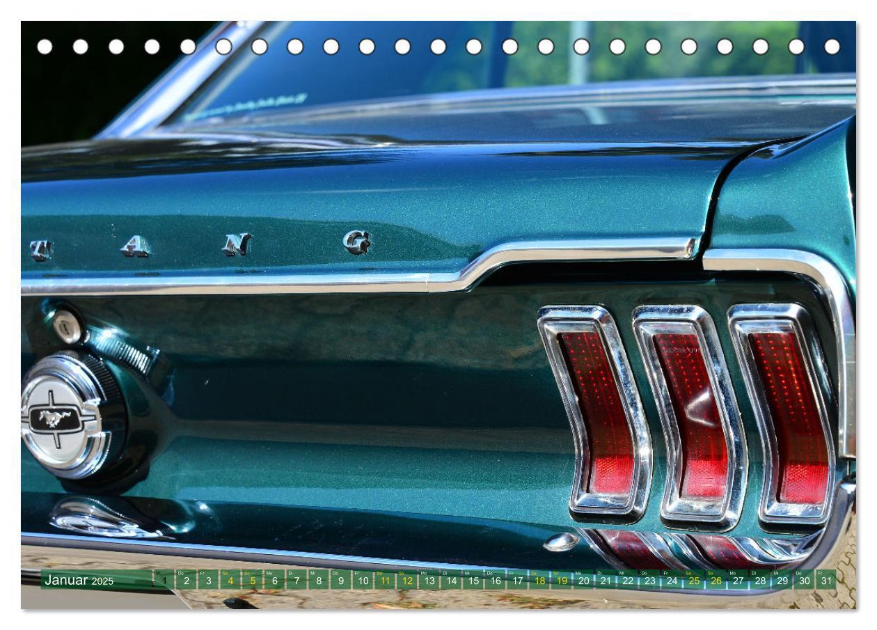 Bild: 9783435028399 | Ein Pony zum verlieben - Ford Mustang 1968 (Tischkalender 2025 DIN...