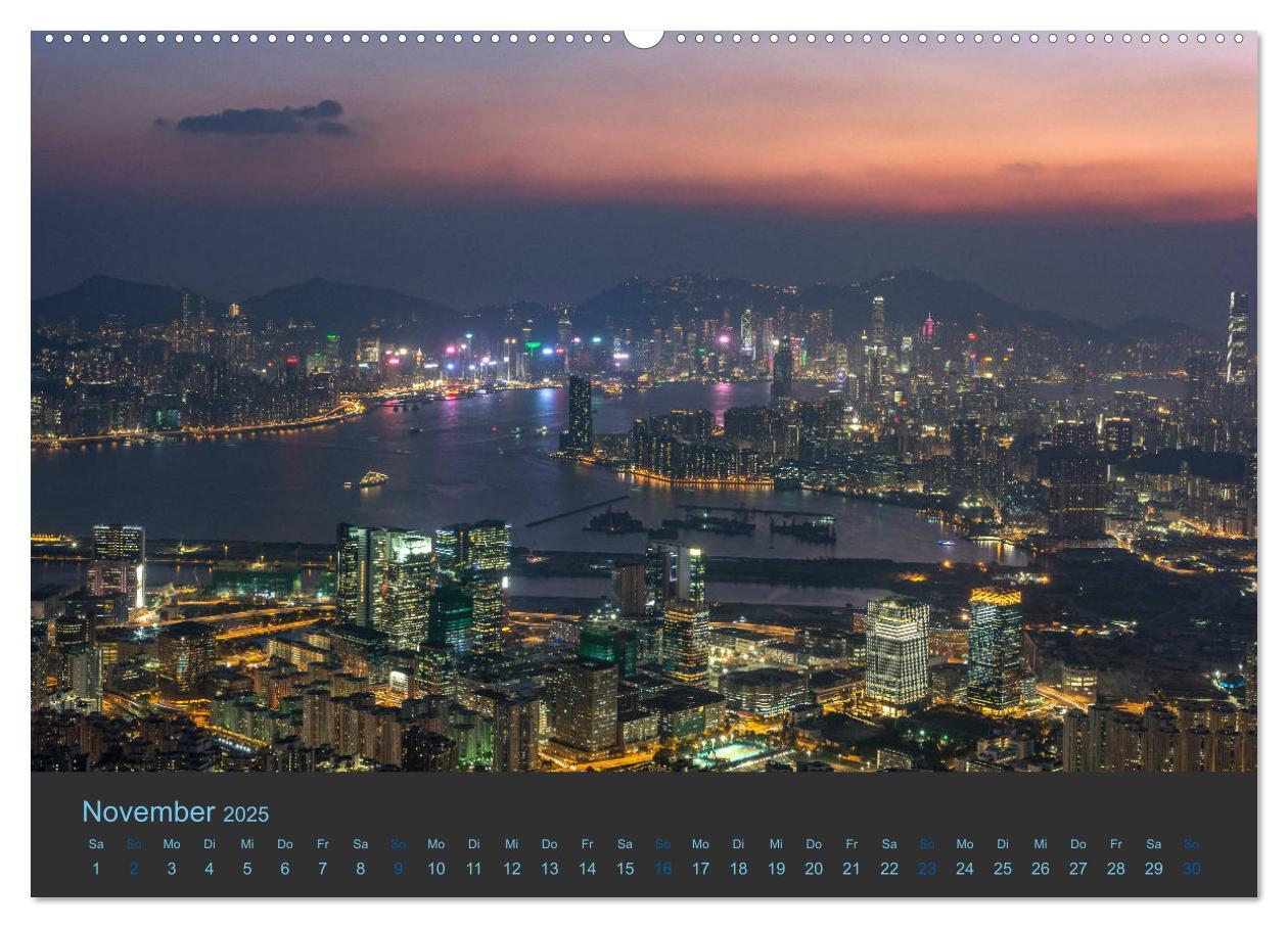 Bild: 9783435377459 | Hong Kong - Skylines (hochwertiger Premium Wandkalender 2025 DIN A2...