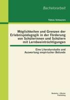 Cover: 9783955491154 | Möglichkeiten und Grenzen der Erlebnispädagogik in der Förderung...