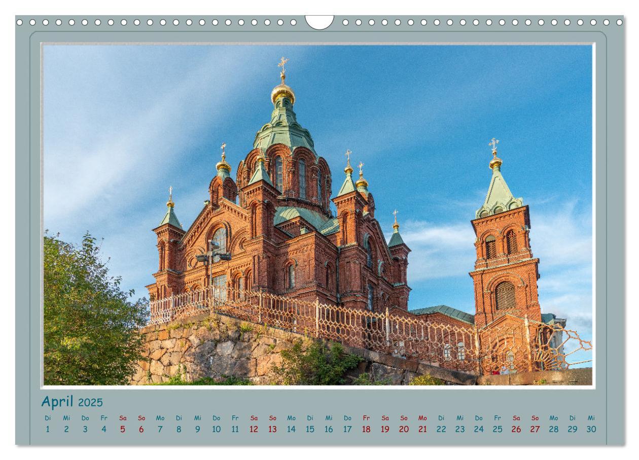 Bild: 9783383945816 | HELSINKI CITY (Wandkalender 2025 DIN A3 quer), CALVENDO Monatskalender