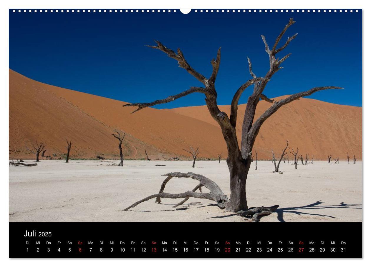 Bild: 9783435828708 | Namibia (Wandkalender 2025 DIN A2 quer), CALVENDO Monatskalender