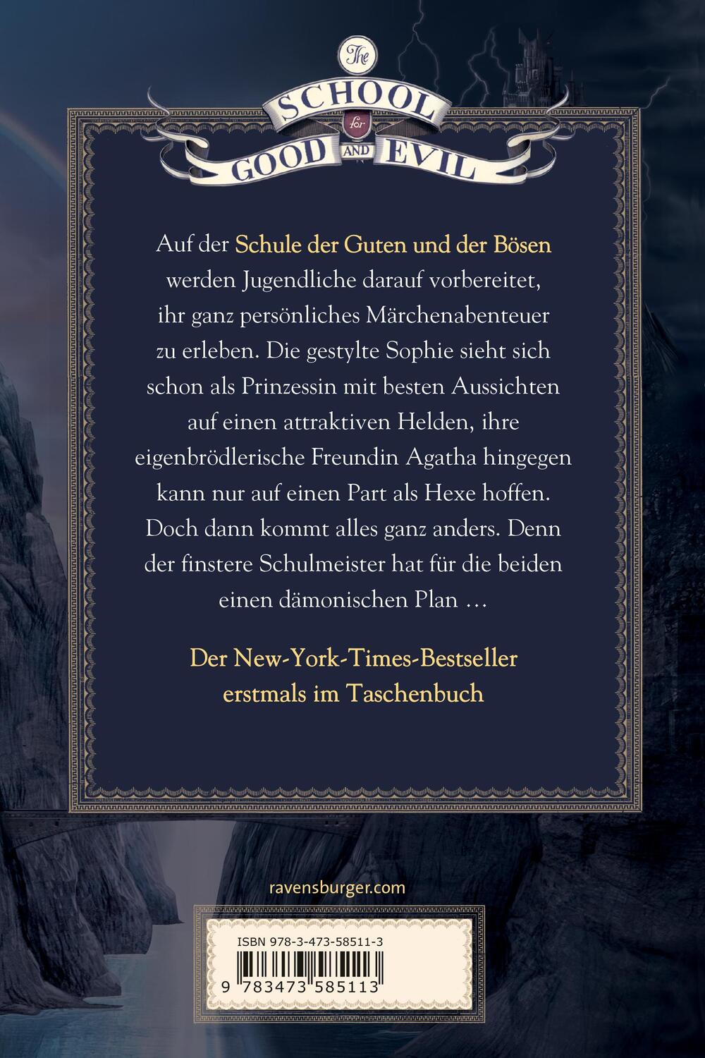 Rückseite: 9783473585113 | The School for Good and Evil, Band 1: Es kann nur eine geben | Buch