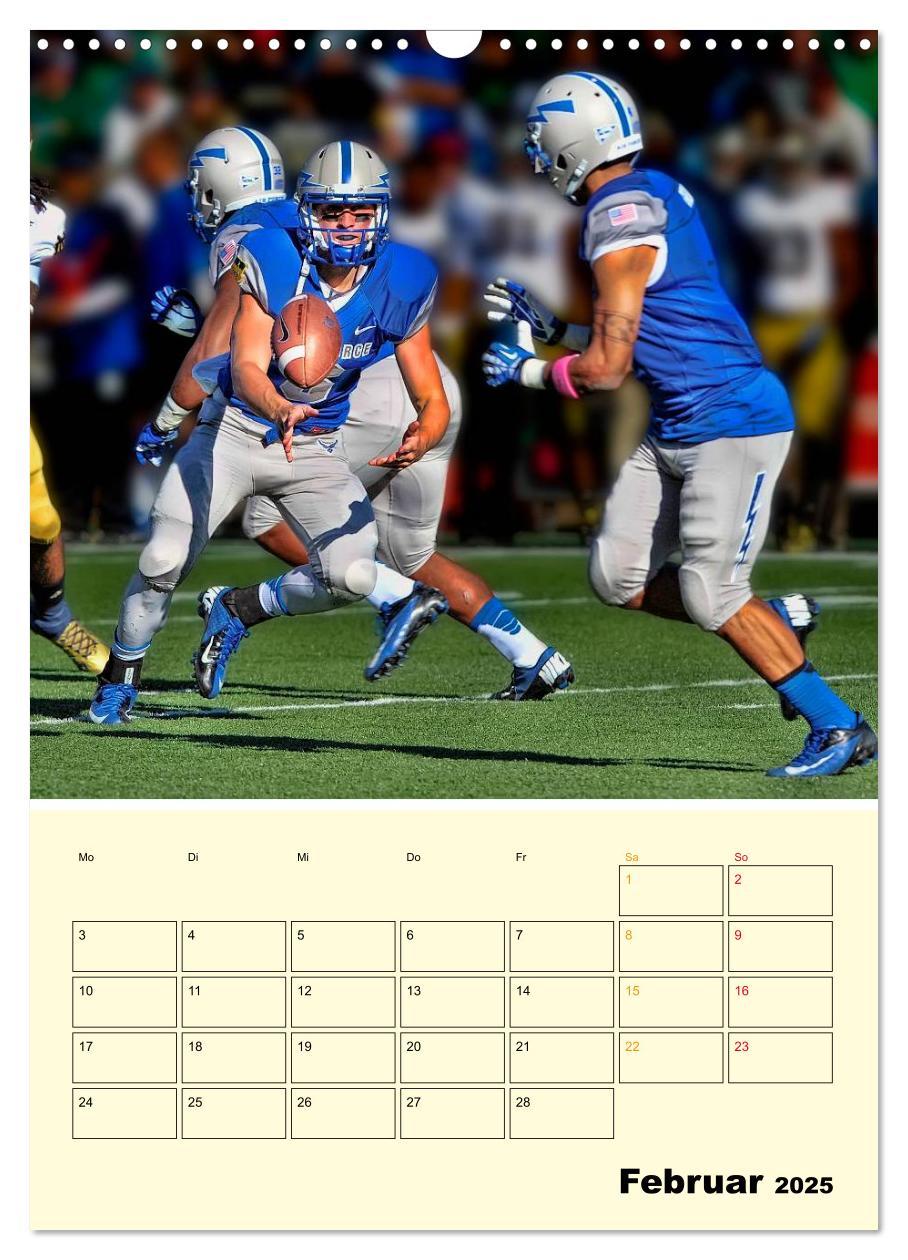 Bild: 9783457011959 | American Football, Team-Arbeit (Wandkalender 2025 DIN A3 hoch),...