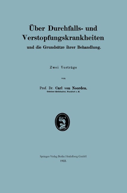 Cover: 9783662333532 | Über Durchfalls- und Verstopfungskrankheiten und die Grundsätze...