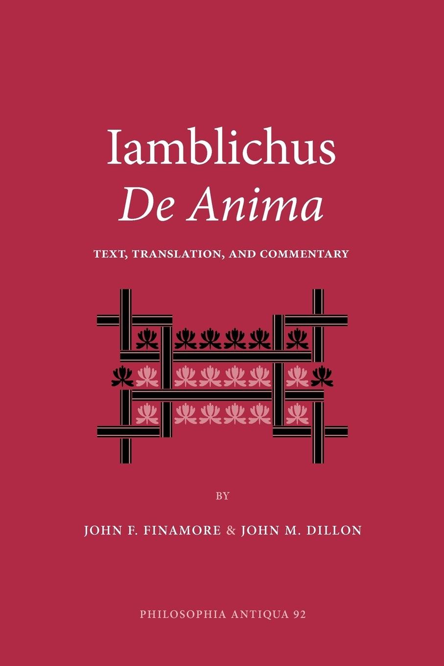 Cover: 9781589834682 | Iamblichus de Anima | Text, Translation, and Commentary | Iamblichus