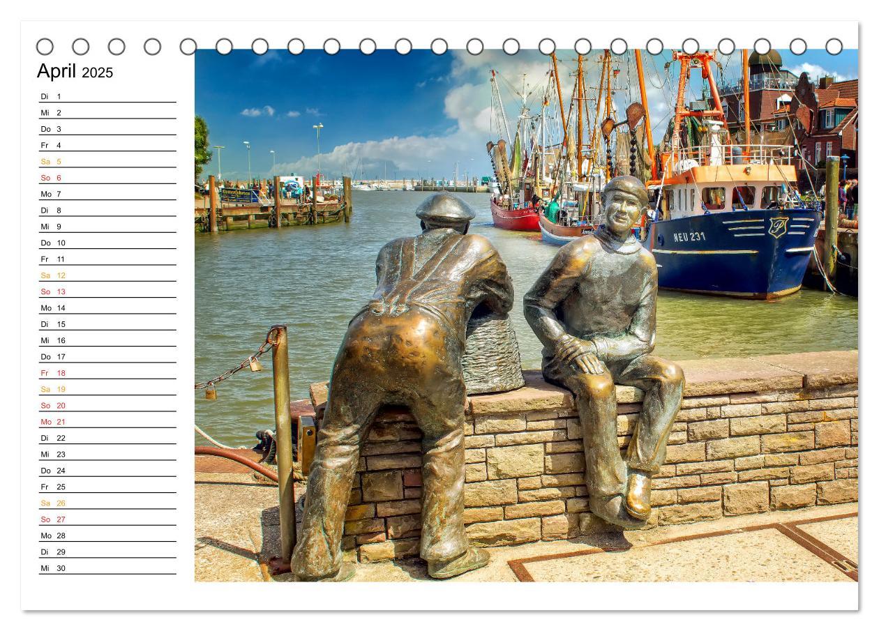 Bild: 9783457239681 | Ostfriesland - maritim pur (Tischkalender 2025 DIN A5 quer),...