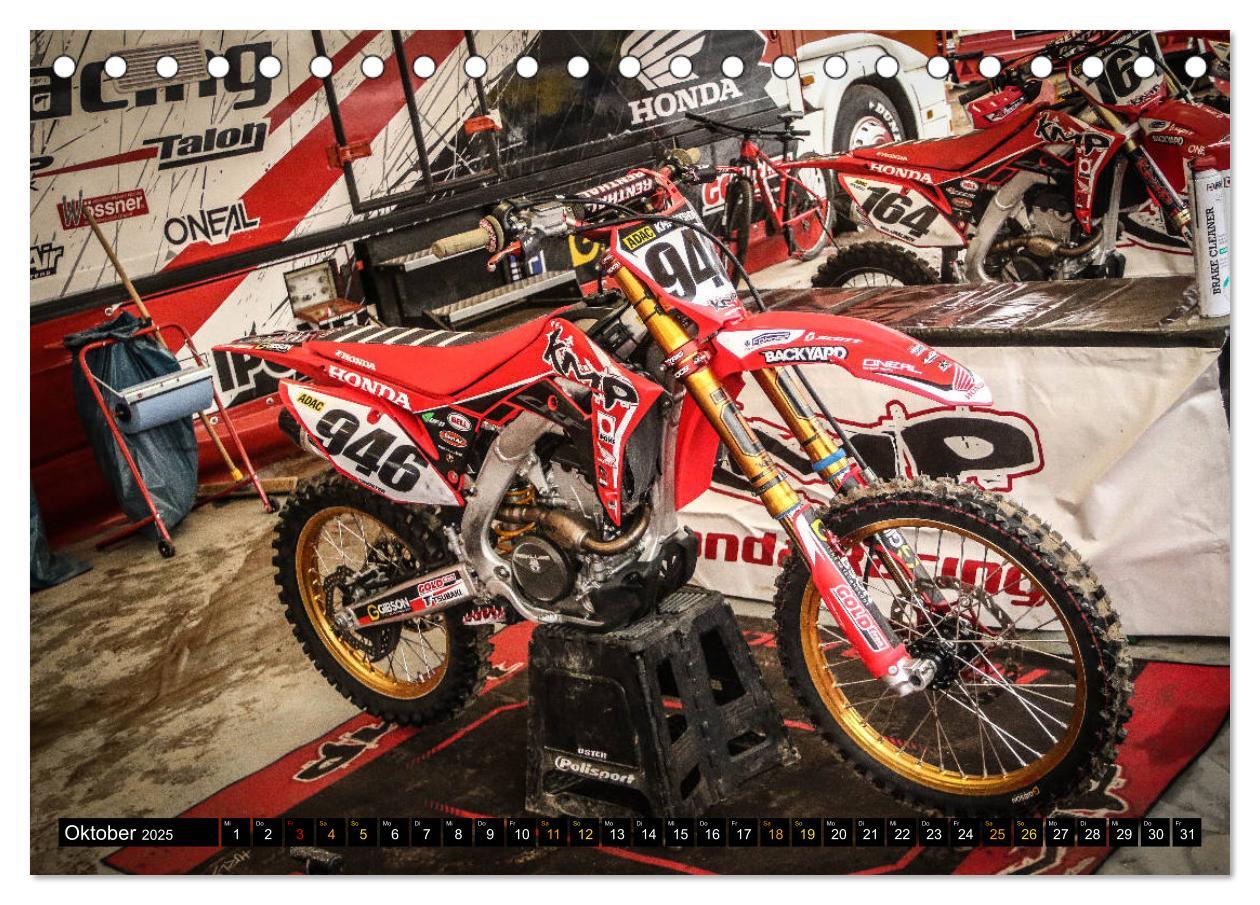 Bild: 9783435193738 | Dirtbikes 2025 (Tischkalender 2025 DIN A5 quer), CALVENDO...