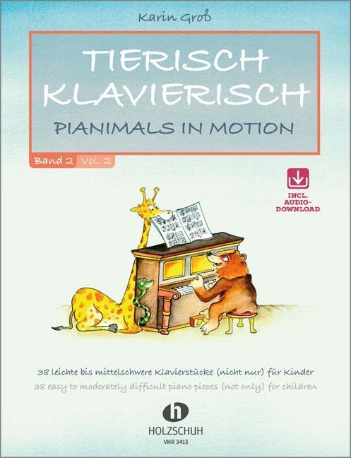 Cover: 4031659034135 | Tierisch klavierisch 2 | D.C. Gross | Broschüre | Buch + CD | Deutsch