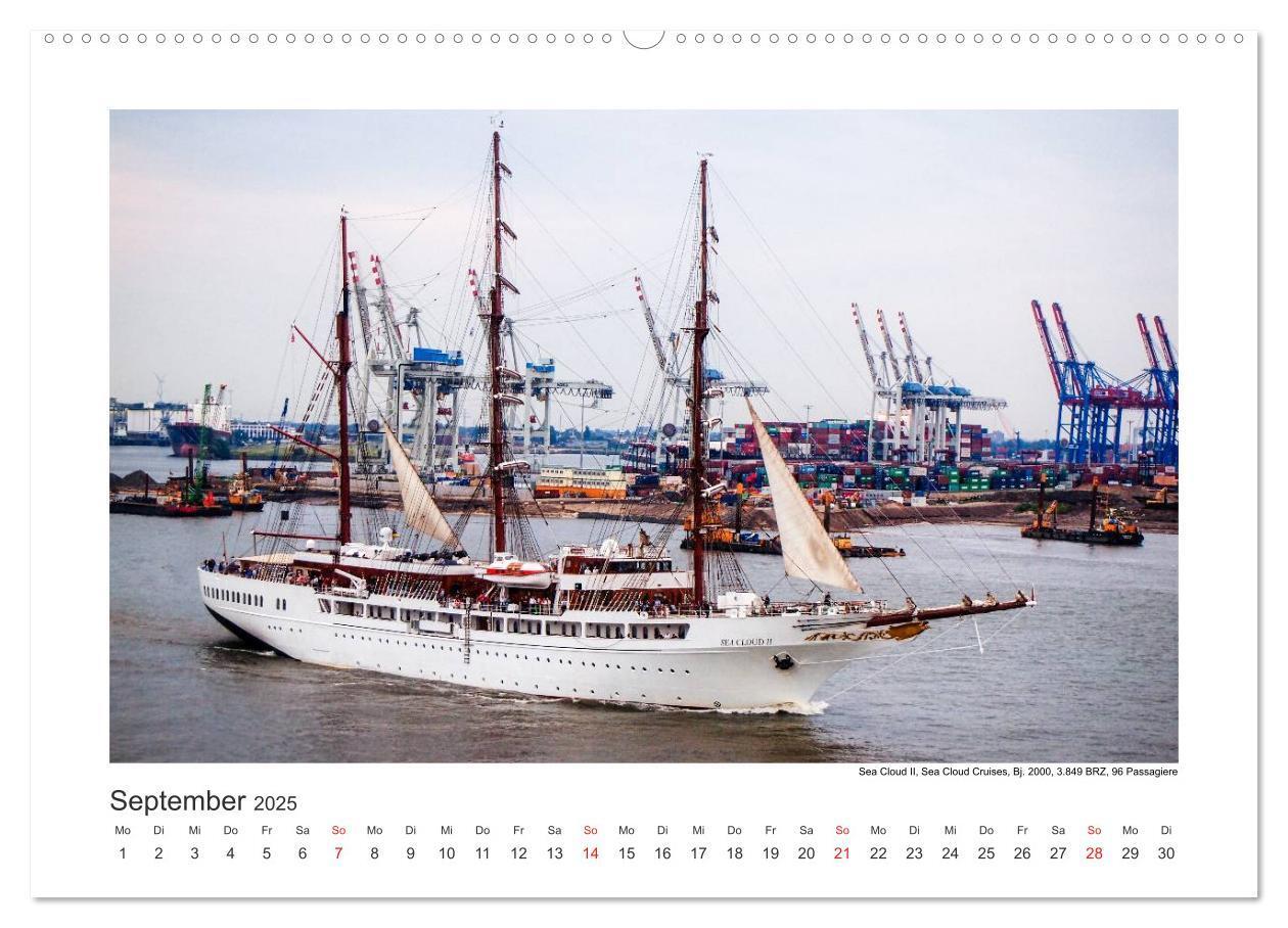 Bild: 9783435593248 | Kreuzfahrtschiffe Kurs Hamburg 2025 (Wandkalender 2025 DIN A2...