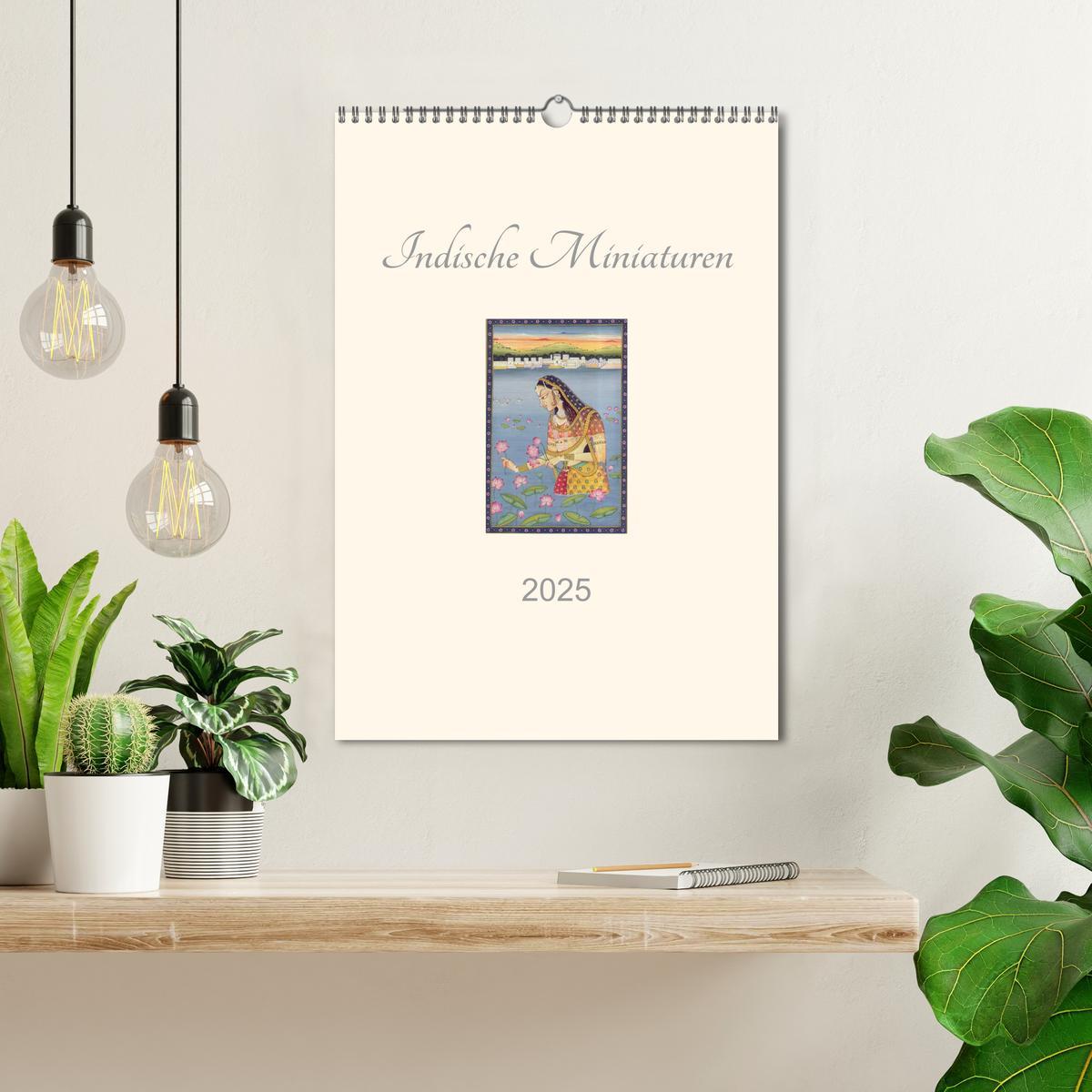 Bild: 9783435951253 | Indische Miniaturen (Wandkalender 2025 DIN A3 hoch), CALVENDO...